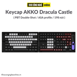 Bộ Keycap AKKO Dracula Castle (PBT Double-Shot/ASA profile/198 nút)