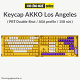 AKKO Keycap set – Los Angeles (PBT Double-Shot/ASA profile/158 nút)