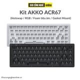 Kit bàn phím cơ AKKO ACR67 / ACR64 / ACR75 (Hotswap / RGB / Foam tiêu âm / Gasket Mount)