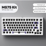 Kit bàn phím cơ MonsGeek MG75 White (Dual Mode / Hotswap 5 pin) - Hàng chính hãng