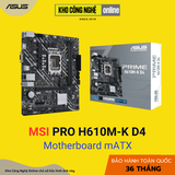 Mainboard Asus Prime H610M-K D4