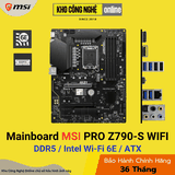 Mainboard MSI PRO Z790-S WIFI (Hàng Chính Hãng)