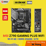 Mainboard MSI Z790 GAMING PLUS WIFI (Hàng Chính Hãng)