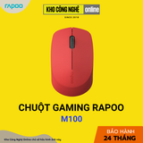 Chuột Không Dây Rapoo M100 Silent - Đỏ