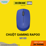 Chuột Không Dây Rapoo M100 Silent - Xanh da trời
