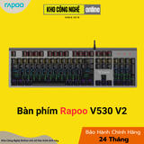 Bàn Phím Quang Học Gaming Rapoo V530 V2 SIDE RGB
