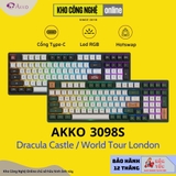Bàn phím AKKO 3098S Dracula Castle / 3098S World Tour London (Hotswap / Foam tiêu âm / RGB / AKKO CS switch)