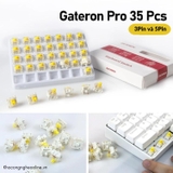 Switch Gateron Milky Yellow Pro | Gateron Red Pro | Gateron Yellow Pro - Hộp kèm khay đựng 35 Switch (3 pin và 5 pin)