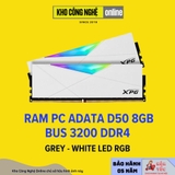 Ram Adata D50 DDR4 XPG SPECTRIX RGB 8GB Bus 3200MHz / 3600MHz