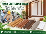 Phào Chỉ Tường Nhựa: Cách Chọn Mẫu Đẹp, Phối Tường Hài Hòa