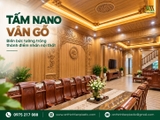 Tấm Nano Vân Gỗ - Biến Bức Tường Trống Thành Điểm Nhấn Nội Thất