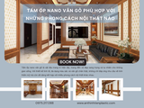 Tấm ốp nano vân gỗ phù hợp với những phong cách nội thất nào?