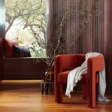 Sculpt Velvet Accent Chair