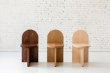 Wood Tombstone Chair