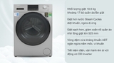 Máy giặt Aqua Inverter 10.5 KG AQD-D1050F.S