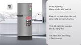 Tủ lạnh Sharp Inverter 150 lít SJ-X176E-SL