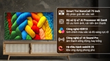 Smart Tivi NanoCell LG AI 4K 75 inch 75NANO80ASA