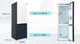 Sharp Inverter 520 lít SJ-XP570PG-MR