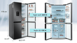 Tủ lạnh Samsung 488l RF48A4010B4/SV