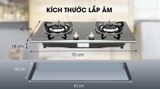 Bếp ga âm Duxton DG-2BGV