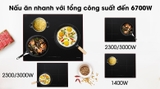 Bếp từ 3 vùng nấu Hafele HC-I603D