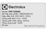 Máy hút mùi âm tủ Electrolux ERF726SBA