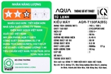Aqua 130 lít AQR-T150FA(BS)