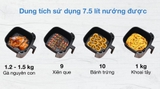 Nồi chiên không dầu AVA KDF-593D 7.5 lít