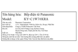 Bếp từ đôi âm Panasonic KY-C1W70KRA 3200W