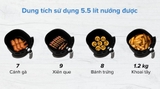 Nồi chiên không dầu BlueStone AFB-5873 5.5 lít