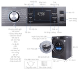 Máy giặt Caper 8,5kg WF- 85i140bgb