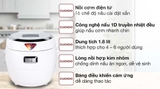 Nồi cơm điện tử Cuckoo 1.8 lít CR-1020F