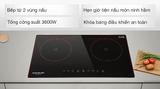 Bếp từ đôi lắp âm Sunhouse SHB9111MT