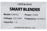 Máy xay sinh tố đa năng Lock&Lock EJM462