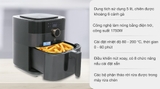 Nồi chiên không dầu Electrolux E6AF1-520K 5 lít