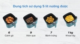Nồi chiên không dầu Electrolux E6AF1-520K 5 lít
