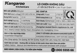 Lò chiên không dầu Kangaroo KG15AF1A 15 lít