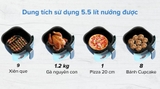 Nồi chiên không dầu Magic Eco AC-101 5.5 lít