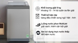 Máy giặt Aqua 9 kg AQW-S90CT S