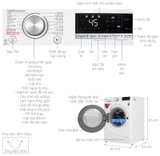 Máy Giặt LG FC1409S4W (9kg) Cửa Trước Inverter