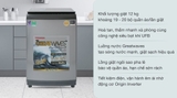 Máy giặt Toshiba Inverter 12 kg AW-DUK1300KV(SG)
