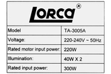 Máy hút mùi âm tủ Lorca TA 3005A