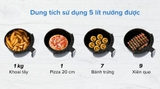 Nồi chiên không dầu Mishio MK-268 5 lít