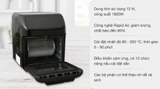 Lò chiên không dầu Mishio MK-281 12 lít