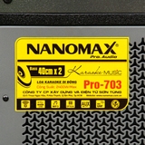 Loa Kéo Điện Nanomax Pro-703 Bass Đôi 40cm 2400w