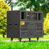 Loa Kéo Điện Nanomax Pro-703 Bass Đôi 40cm 2400w