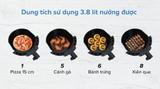 Nồi chiên không dầu Mishio MK-01 3.8 lít