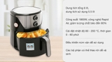 Nồi chiên không dầu Perfect PF-625 6 lít
