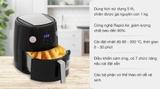 Nồi chiên không dầu Perfect PF-D92 5.5 lít