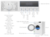 MÁY GIẶT SAMSUNG WW90T3040 W/SV
